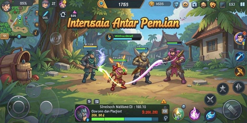 Berbagai jenis permainan menarik yang tersedia.