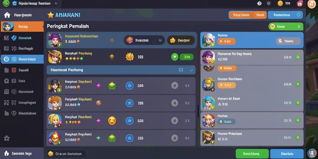 Screenshot karakter unik dalam permainan N06.