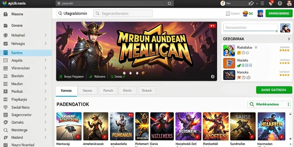 Fitur leaderboard global yang memotivasi pemain.