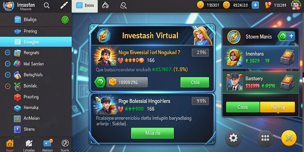 Berbagai pilihan permainan yang membuat tidak mudah bosan.